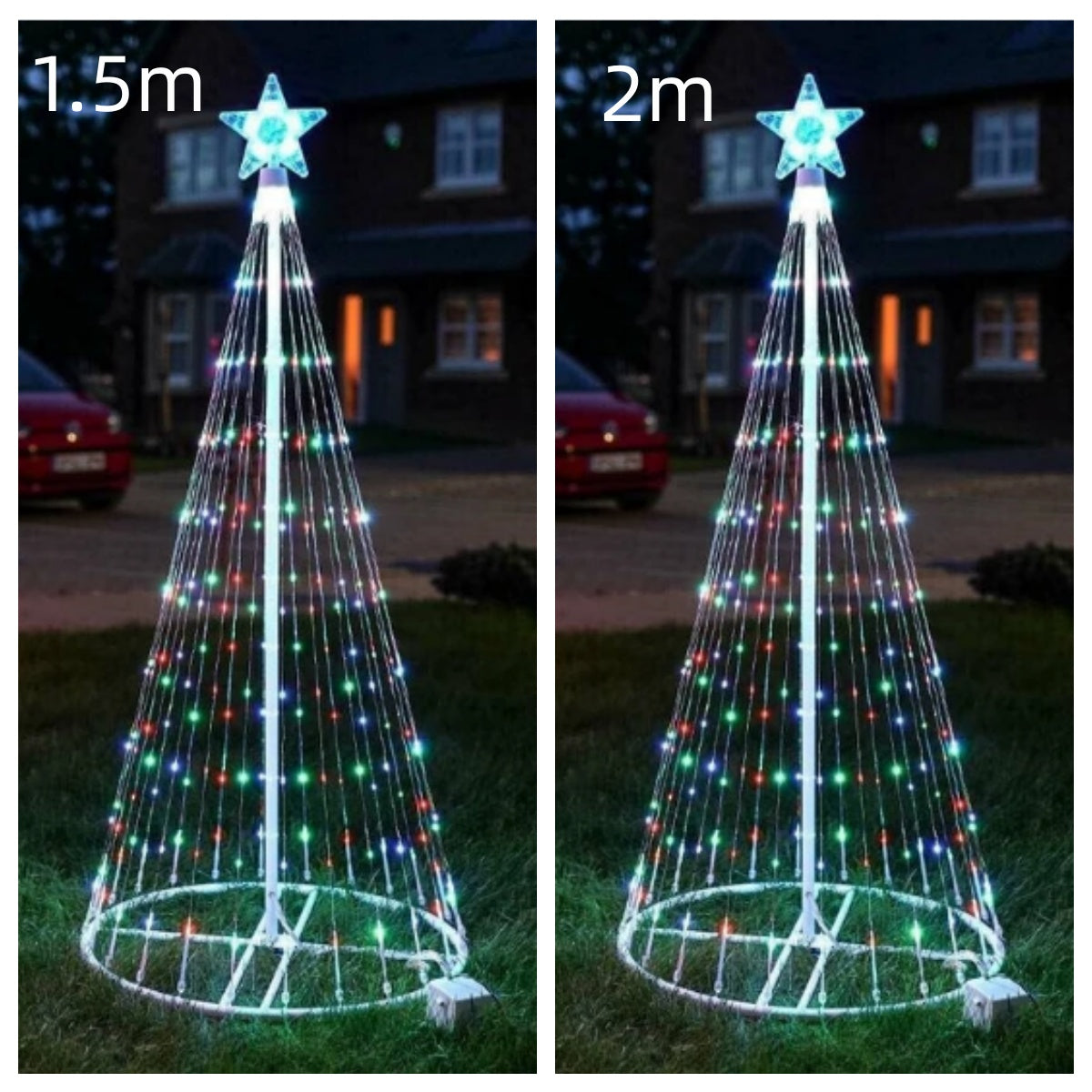 LED Animated Outdoor Christmas Trees