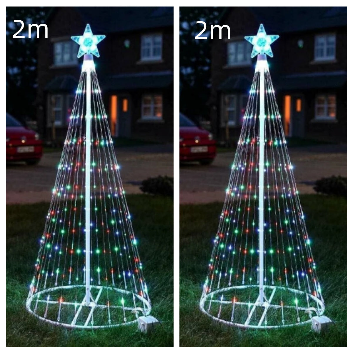 LED Animated Outdoor Christmas Trees